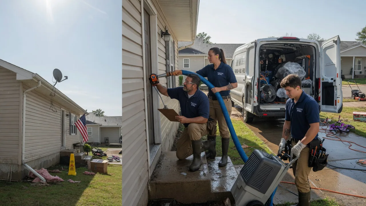 Ceiling Water Damage Restoration in Temple, TX near me